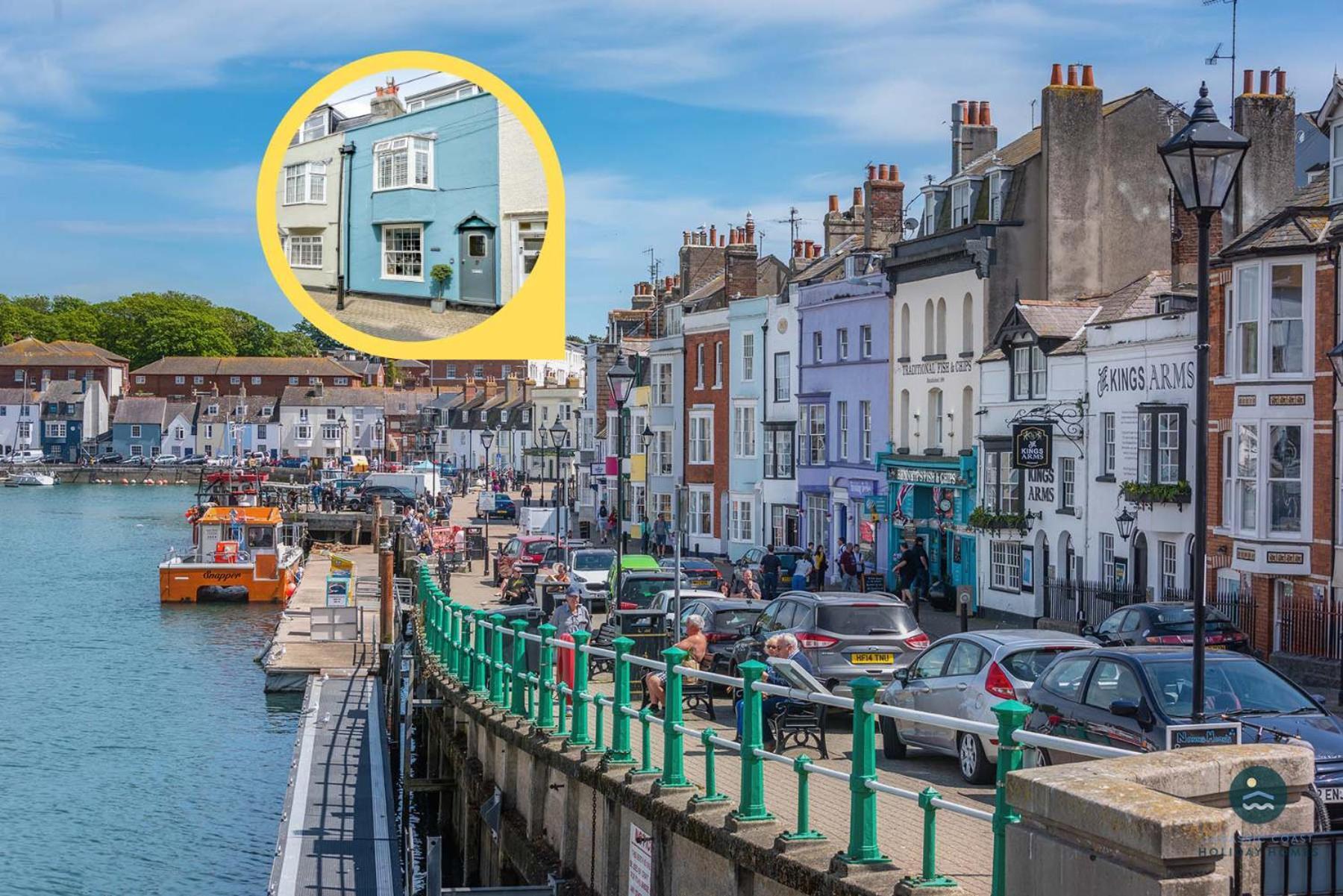 Cobb Cottage - Harbourside, stylish, sleeps 5 Weymouth Exteriör bild